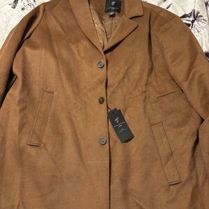Elegant Tan Trench Coat for Men